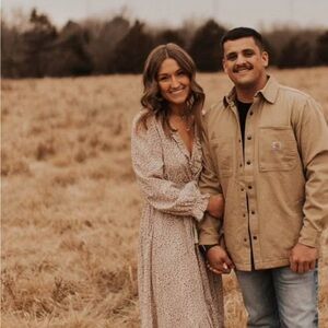 Long Sleeve Floral High-Low Maxi Dress in Cream